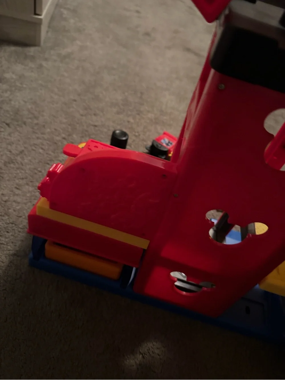 Disney Mickey's Garage Playset - Red, Yellow, Blue